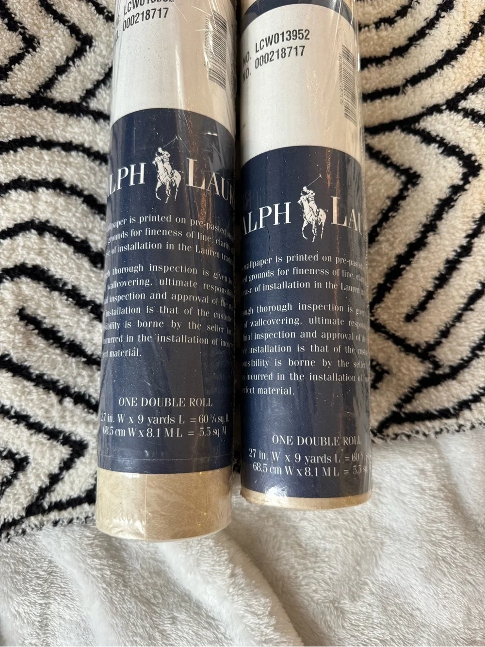 NEW Vintage 2pck Ralph Lauren Wallpaper